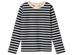 Name It summer sand/dark sapphire stribet bluse